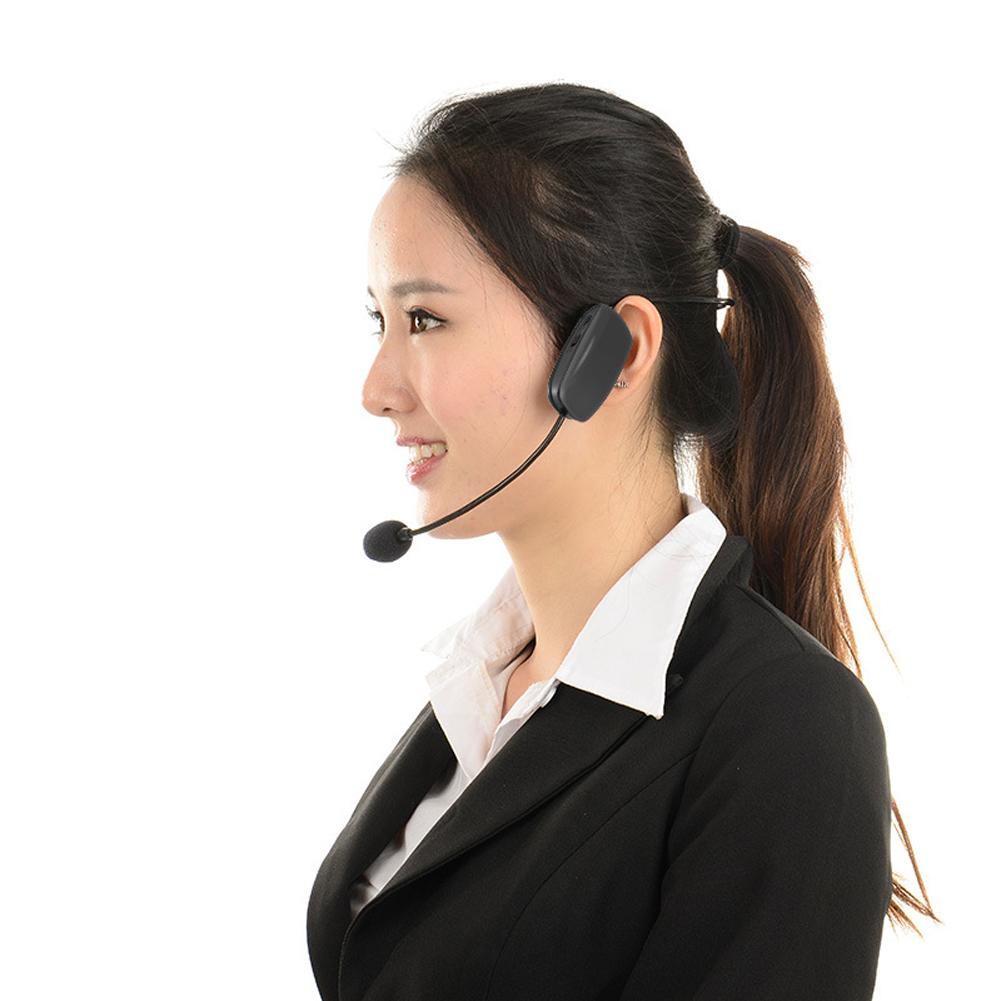 Draagbare Radio Fm Draadloze Headset Microfoon Handsfree Megafoon Mic Voor Teaching Tour Guide Sales Lezingen Vergaderingen