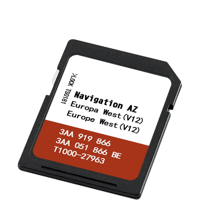 Navigations Update for RNS 315 AZ Europa West V12 SD Karte 3AA051866BE Sat Nav