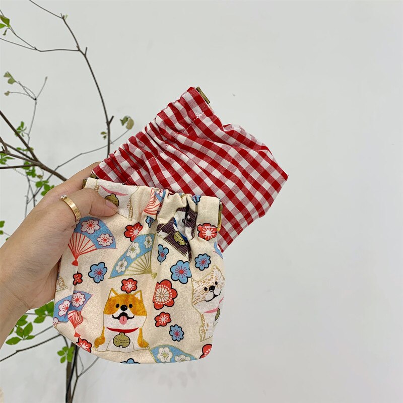 Bolsas de moedas animal impressão floral pequenas meninas bonito cordão kawaii carteira na moda casual coreano ulzzang harajuku multi-função