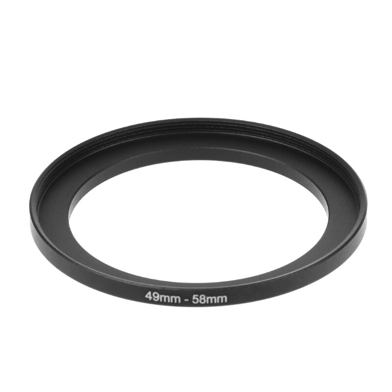 49mm Tot 58mm Metalen Step Up Ring Lens Adapter Filter Camera Tool Accessoires