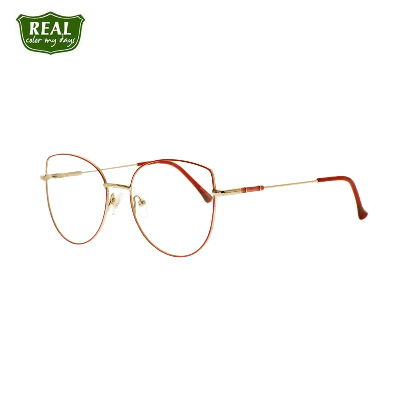 Retro Metal Cat Eye Eyeglasses Frame Optical Glasses Frames For Women