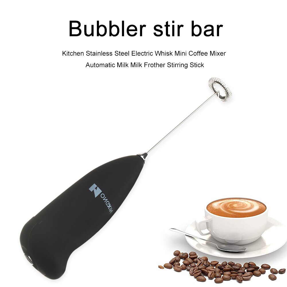 Elektrische Melkopschuimer Handheld Foamer Koffie Maker Eiklopper Cappuccino Stirrer Mini Automatische Blender Keuken Garde Tool