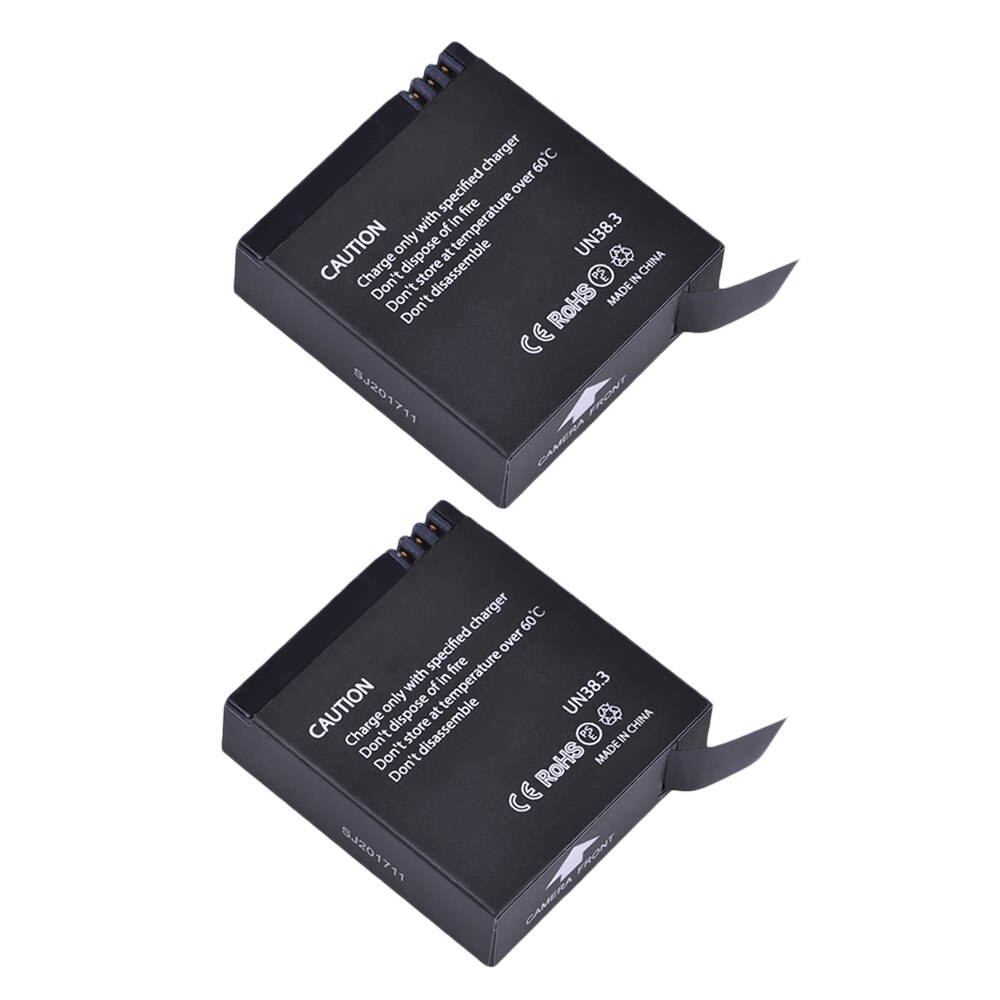 3x Durapro 1000mAh Camera Battery + 3-Slot USB Charger for SJCAM SJ6 Legend