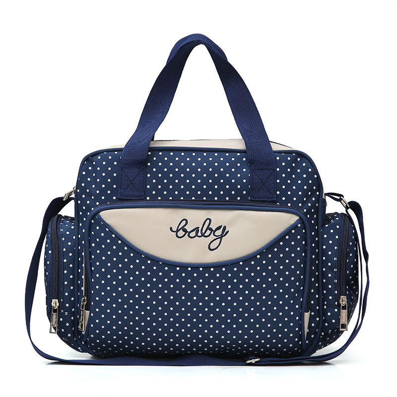 5 Stuks Multifunctionele Grote Capaciteit Moeder Luiertas Voor Baby &#39;S Reistas Mode Maternal Nappy Messenger Bag Producten: Blue packet