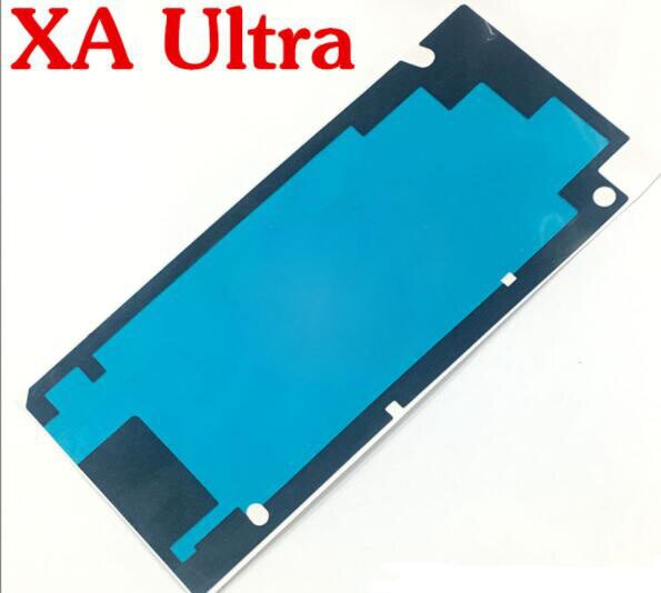 Komplett sett foran lcd-klistremerke + bak batterideksel selvklebende lim til sony xperia xa xau  xa1 xa1u xa2 xa2u xa1 Plus