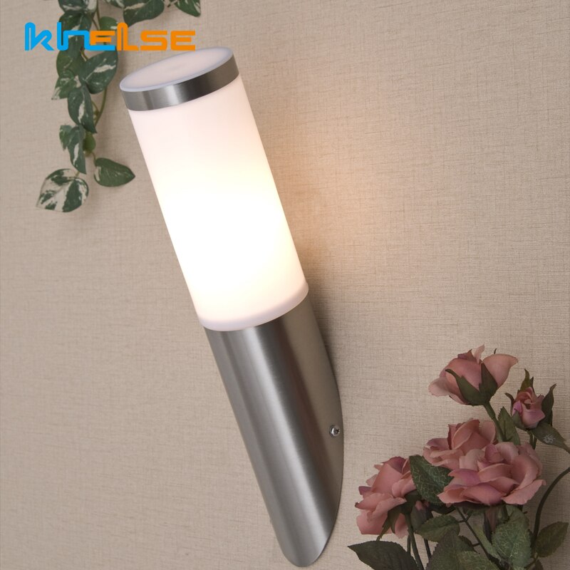 5W Indoor LED Outdoor Lighting Wall Lamp Light Porch Lights Aluminum Waterproof IP65 Wall Sconce Yard Garden Landscape Lamps: A / no bulb