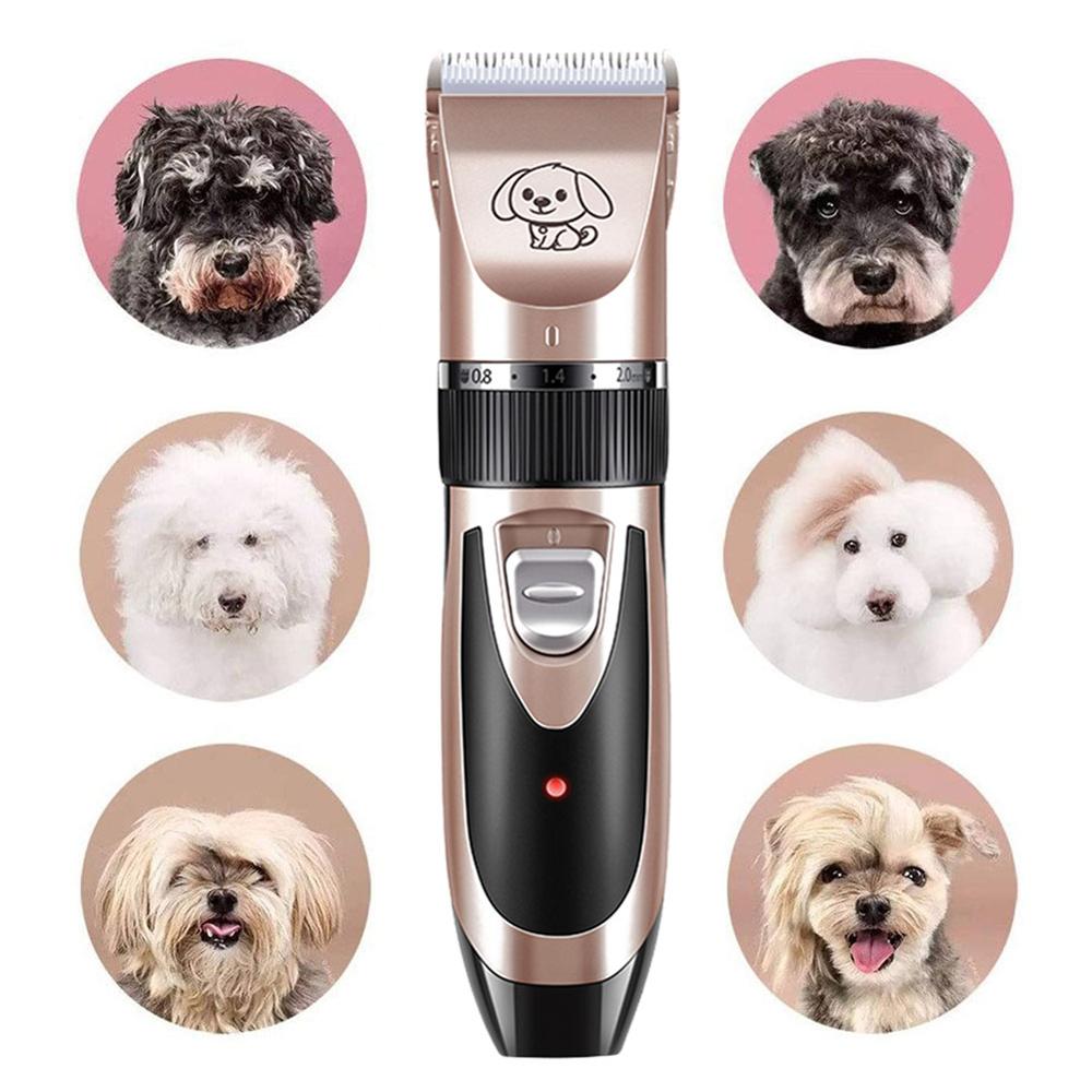 Pet Dog Hair Trimmer Hair Cutter Animal Grooming Clippers Pet Hair Clipper Machine Rechargeable Electric Scissor Clipper