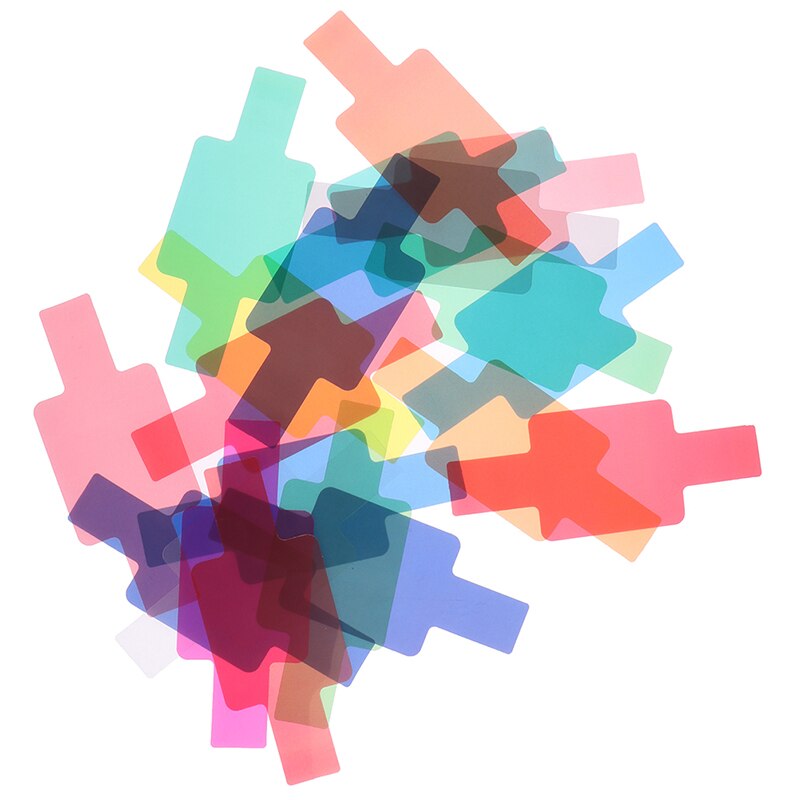 Kit de tarjeta de difusor de filtro de gel de 20 colores para Flash de cámara Universal de