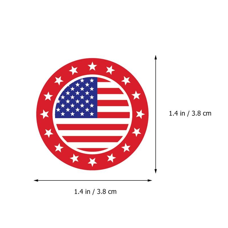 20 Sheets of Paper Sticker American Parade Stickers Parade Campaign Stickers