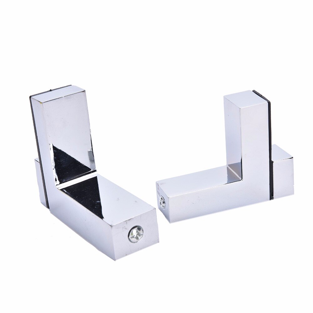 JETTING 1PCS Big Size Bracket Glass Wood Shelves Rectangle Glass Clamp Adjustable Shelf Holder