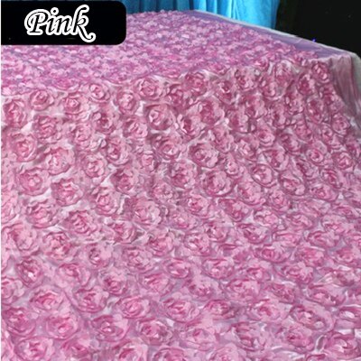 Hochzeit Dekoration Rose Blütenblätter Stoff Satin- Braut hause dekoration zubehör Festival Feier Blume Teppich Geburt Christma: Hochzeit Dekoration 3