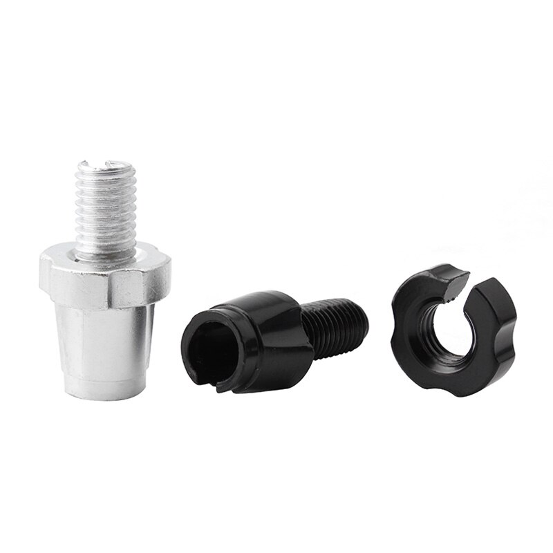 MUQZI-2 szt., robić roweru szosowego i górskiego, składany, muchowy wioślarz, śruba regulacyjna hamulca, nakrętka regulacji M7, akcesoria ze stopu aluminium