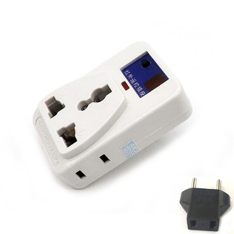 AC 110V 220V Power Energy Saving IR Infrared Wireless Remote Control Outlet Universal Plug ON/OFF Switch Socket Adapter