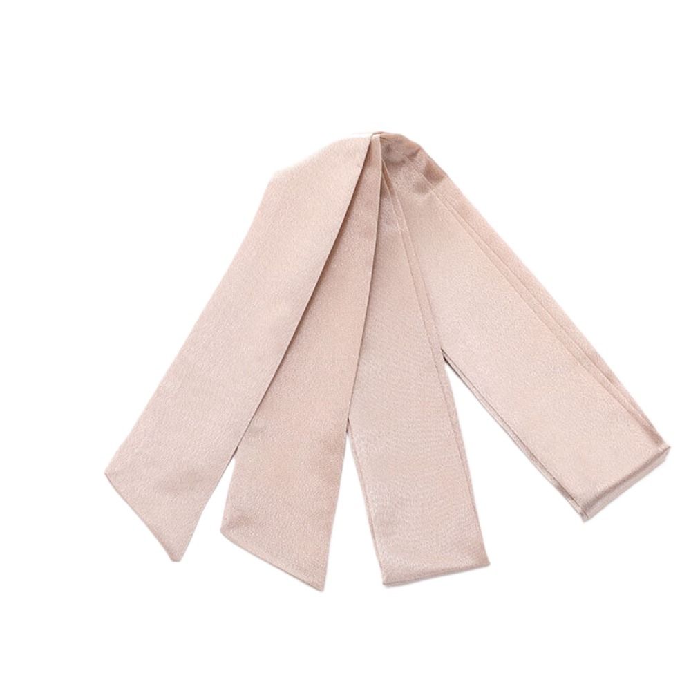 Satin Polyester Women's Belts Silk Scarf Clothing Decoration Bridal Waist Belt Satin Sash Women: Beige