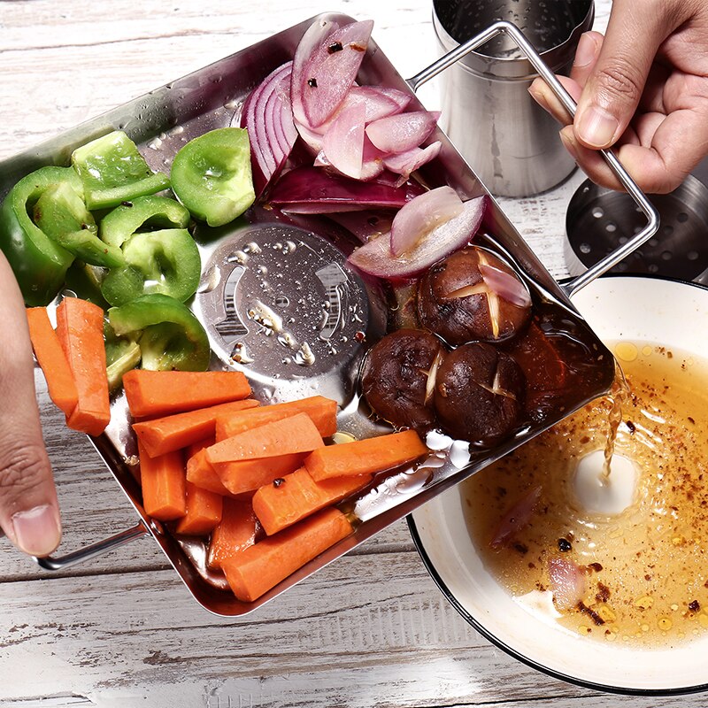 Beer Can Chicken Holder Stainless Steel Roaster Rack Includes Metal Canister and Drip Pan for Oven or Grill Smoker