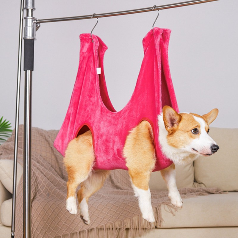 Dog Hammock Helper Dog Cat Grooming And Nail Trimming Pet Grooming Hammock Restraint Bag For Dogs Bathing Trimming Nail