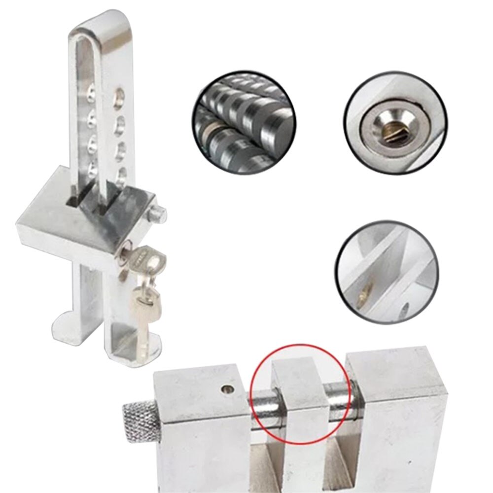 Car Steel Clutch Locking Anti-theft Device Car Brake Safety Lock Car Brake Pedal Lock Tool Automotive Parts