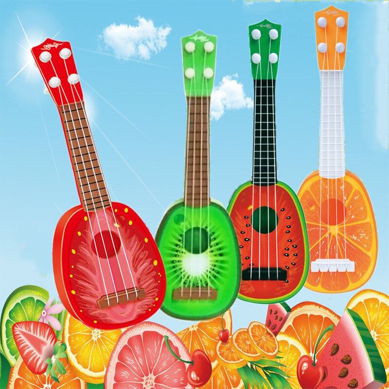 Kinderen Gitaar Speelgoed Fruit Gitaar Ukulele Kinderen Muziekinstrument Speelgoed Educatief Site
