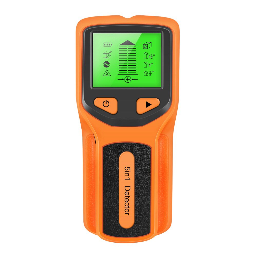 Handheld Wall Stud Detector Multifunctional for Wood AC Wire Cable Metal Detection Electric Wall Finder Scanner: YELLOW
