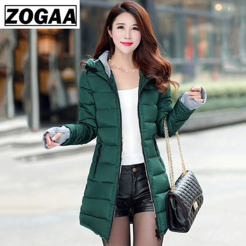 Abrigo con capucha de invierno para mujer de talla grande, Color caramelo, chaqueta acolchada de algodón, Parka larga para mujer, chaqueta acolchada para mujer