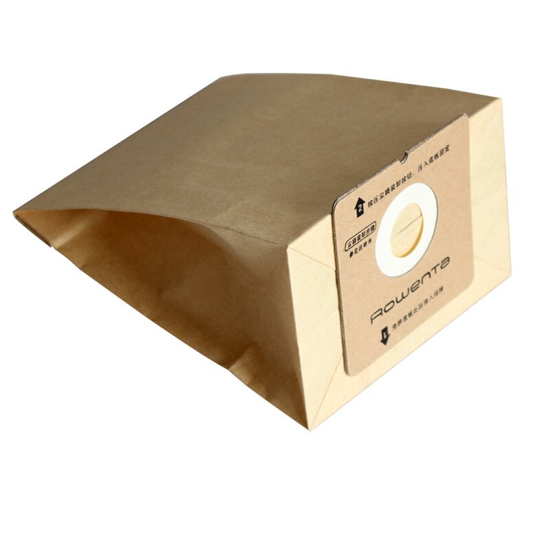 10 Uds la bolsa de la aspiradora desechables bolsas de polvo para Rowenta ZR0049 ZR0007 RO1121 RO1122 RO1124 RO1132 RO1136 RO1321 RO1336 RO1131