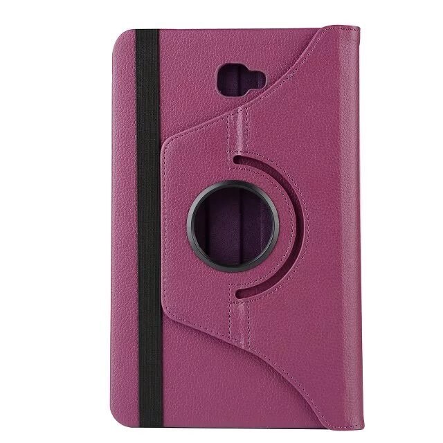 Voor Samsung Galaxy Tab A6 T585 T587 Tablet Case Roterende Stand Cover Case Voor Funda Tablet Samsung Galaxy Tab Een 10.1 T580 Case: Paars