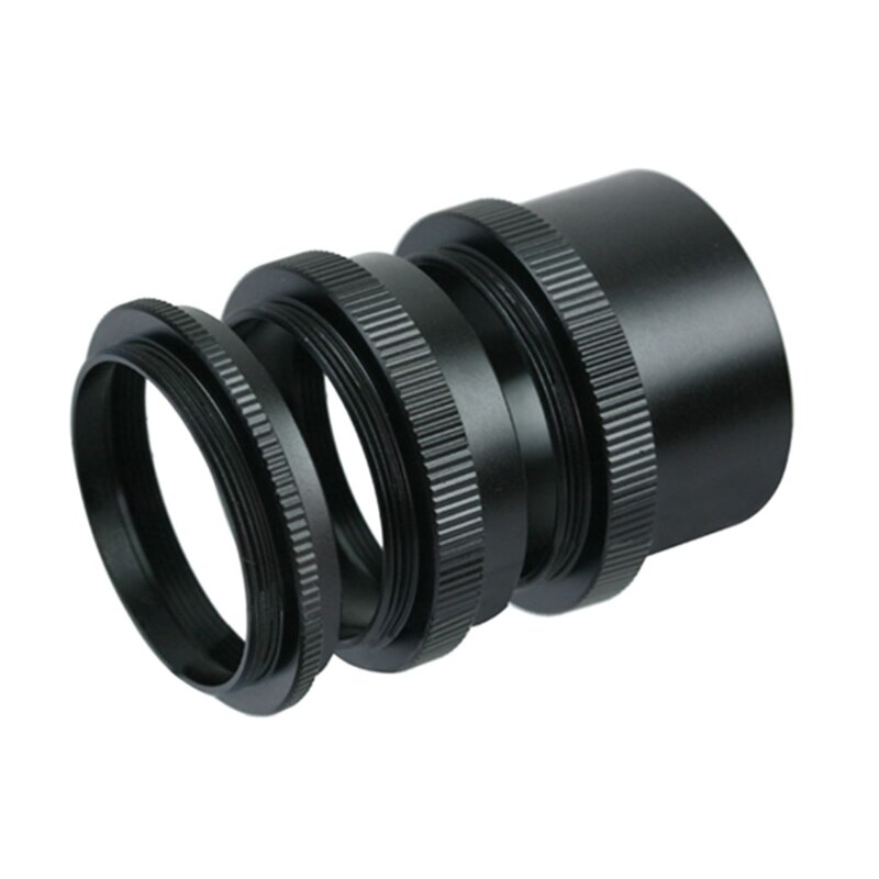 1 ensemble d'accessoires pour objectif d'appareil photo ootdty  m42 tubes d'extension macro bague adaptateur d'objectif d'appareil photo métal 42mm supports à vis