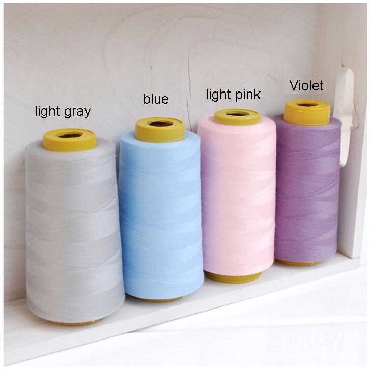 Practical 300M Yards Overlocking Sewing Machine Industrial Polyester Thread Metre Cones Several Colors Available