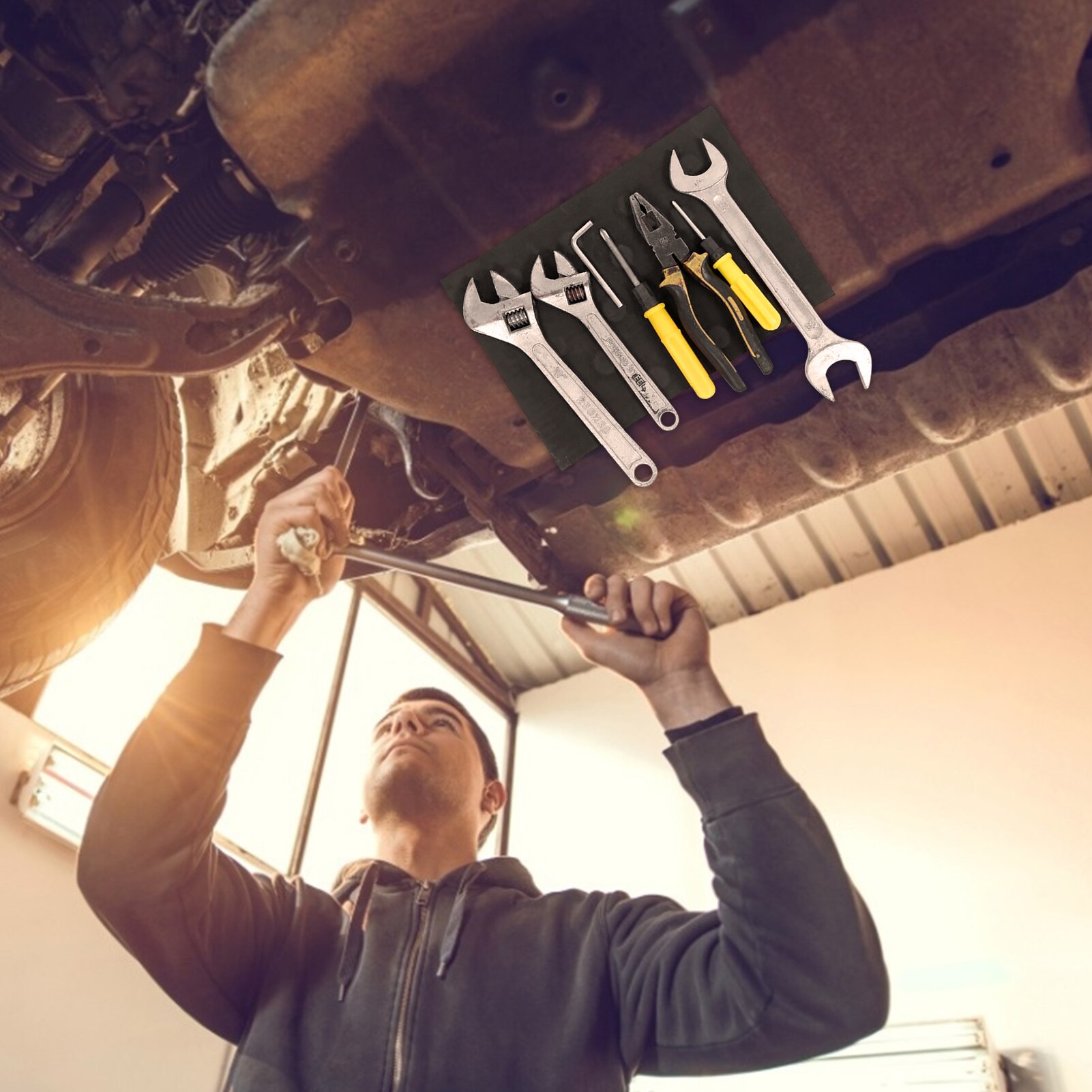 Flexibele Magnetische Gereedschaphouder, Terwijl Het Werken Reparatie Tool Opslag Mat Voor Workshop Garage