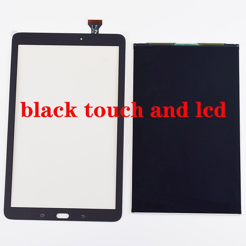 LCD Screen Replacement for Samsung Galaxy Tab E 9.6" SM-T560 SM-T561 - Touch Panel Module: Black Touch and LCD