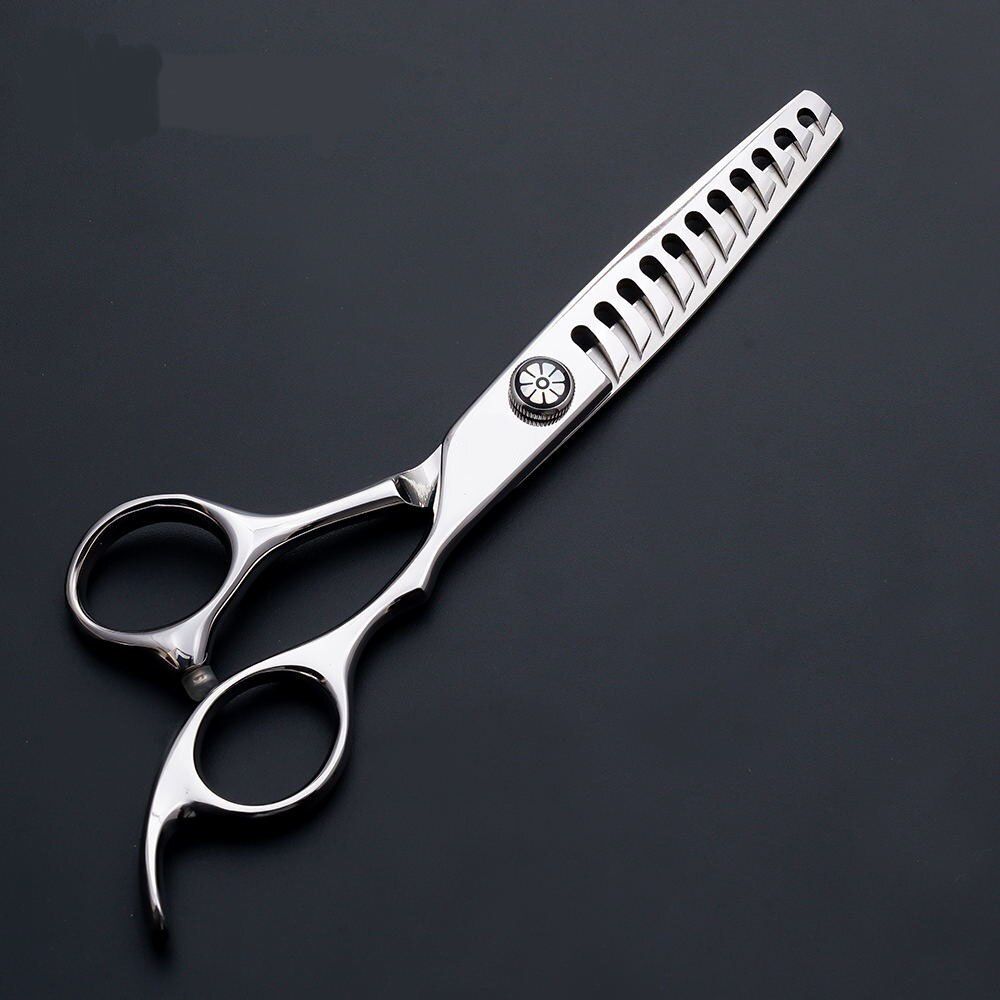 6“ Japan 440C stainless steel 11/14/18/30 tooth haircut thinning scissor thinning rate 70% High-grade fish bone scissors