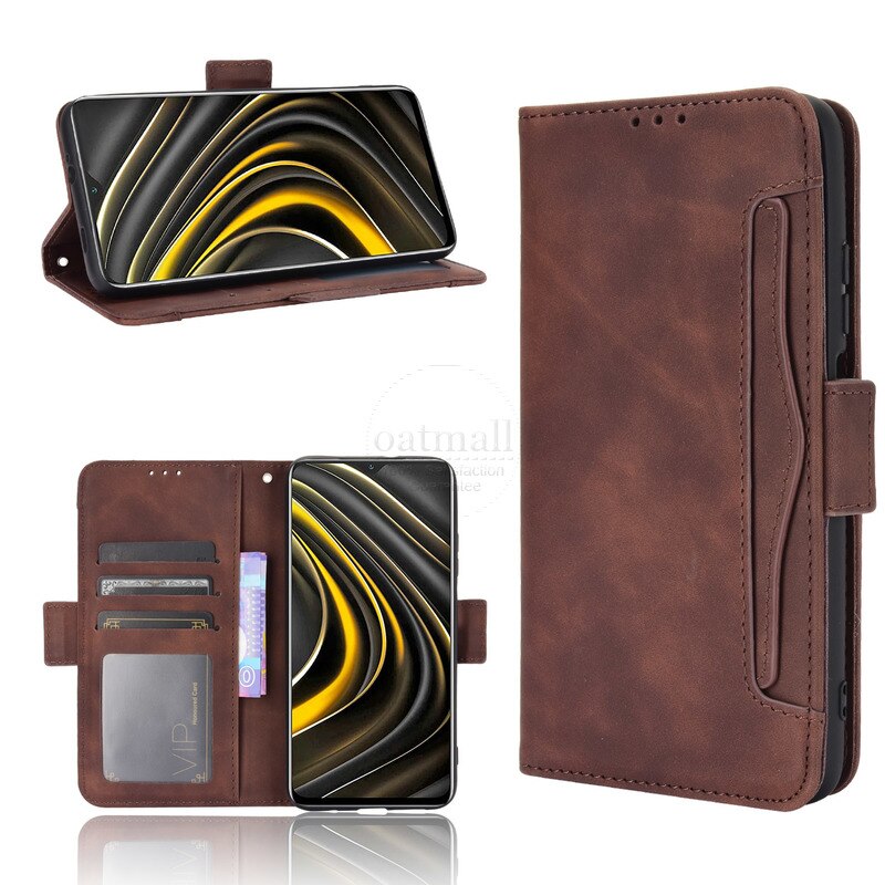 For Xiaomi Pocophone M3 Wallet Case Magnetic Book Flip Cover For Xiomi MI Poco M3 Card Photo Holder Luxury Leather Phone Fundas