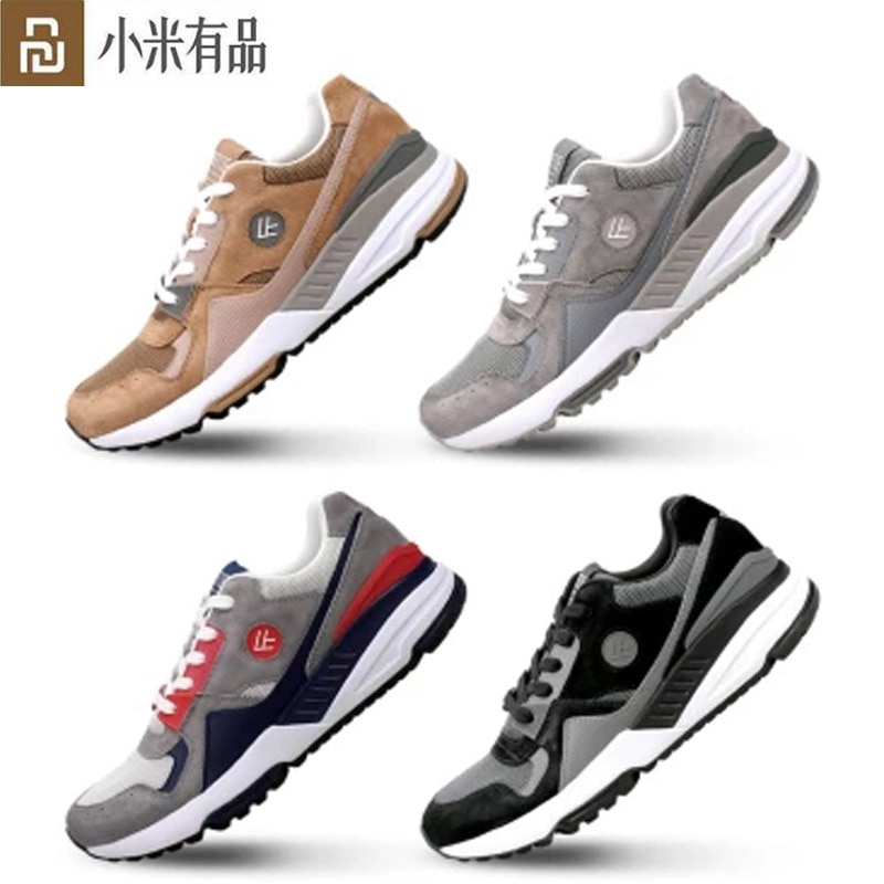 Youpin FREETIE Retro Sports Shoes Breathable Casual Shoes Wear-resistant Shock Men's Sports Sneaker 4 Colors