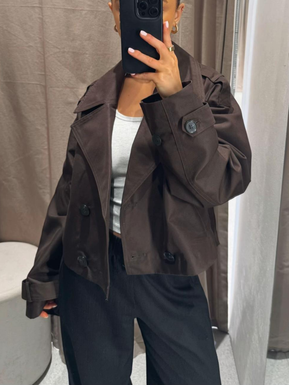 Elegante herfst Engeland 2025, dameswindscherm, rechte dubbele rij knopen, mode, vintage streetwear, casual vrouwelijke windjas