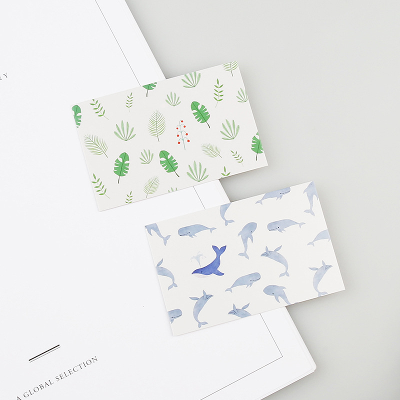 28 Teile/satz Cartoon Visitenkarten Student Grußkarten Mini Postkarte Nette Schreibwaren Geburtstag Mini Brief Umschlag Karte Set