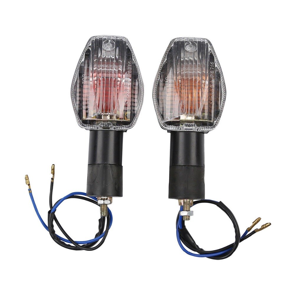 Motorcycle Turn Indicator Signal Len Winker Amber For Honda CBR600RR 2003 CBR600 F4i 2001-2006 CB900 2002-2007 CB400 03-12: Clear Lens