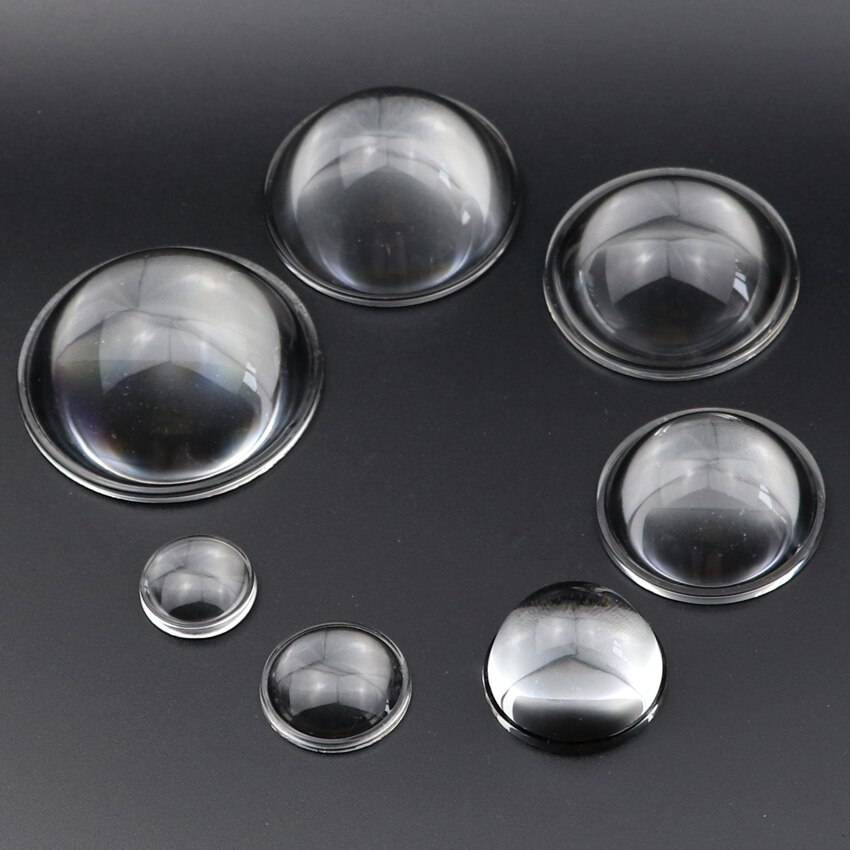 Plano convex Optical Glass Lens 15 18 22 28 30 34 35 40 52mm for Flashlight torch Auto lamp car light spotlight projection light