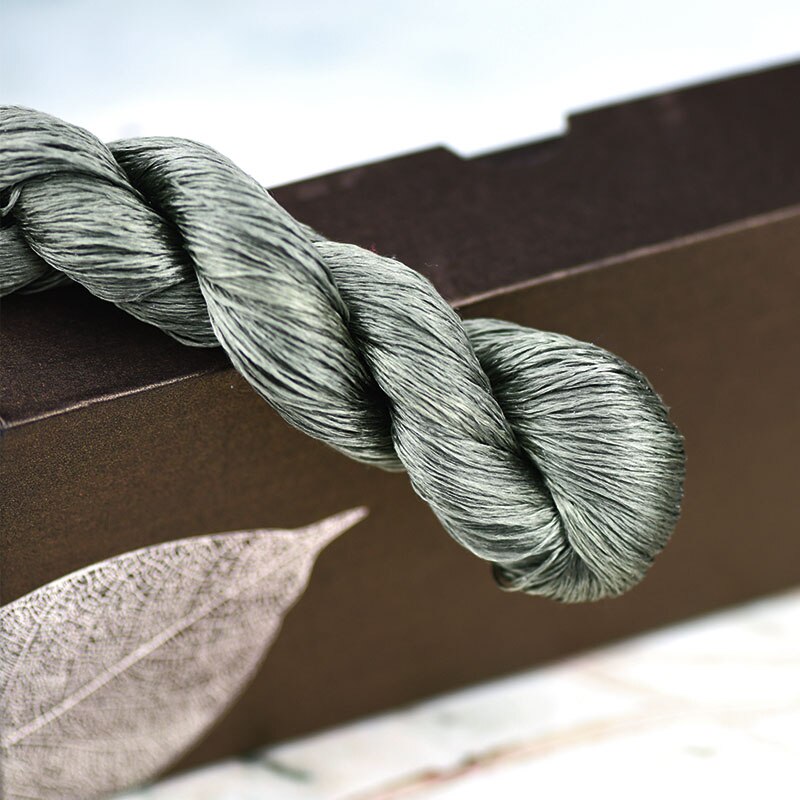 Fil de soie 400 1 pièce, pour broderie à la main, points de croix, Branches et tiges: 3