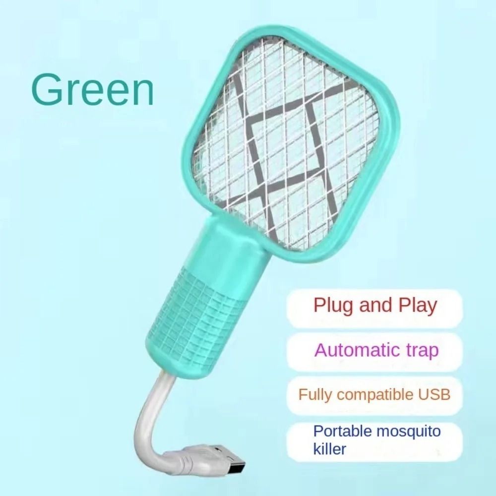 Duurzame USB Mug Swatter Val Elektrische Schok UV Licht Insect Racket Mini Draagbare Muggen Killer Lamp Thuis Outdoor