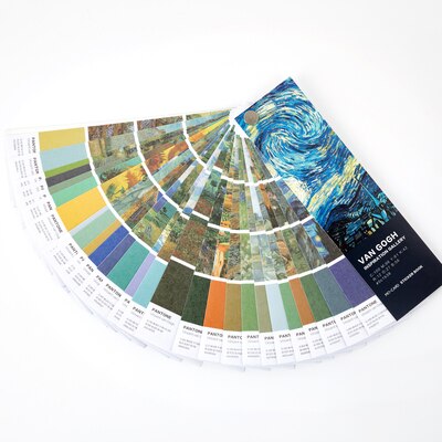 40sheets/pack Can tear Mood color guide pantone swatch card index sticker deco planner diary DIY scrapbooking material stickers