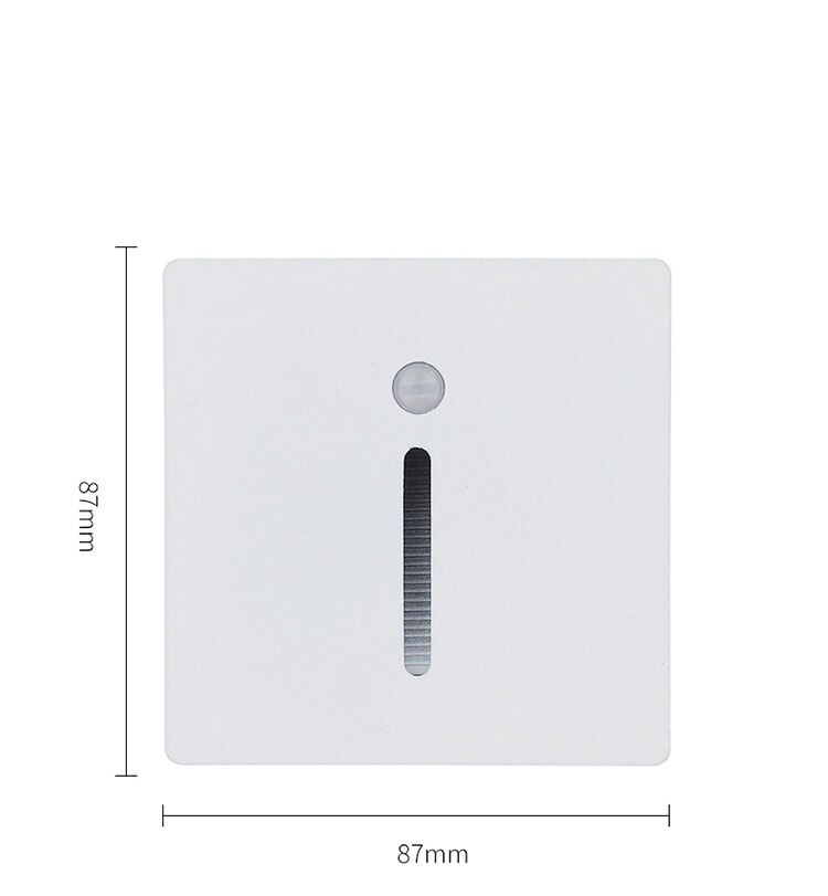 Cree 3w recessed sensor de movimento magnético em escadas led luz canto lâmpada parede passo decoração corredor escada ip65 220vwandlamp