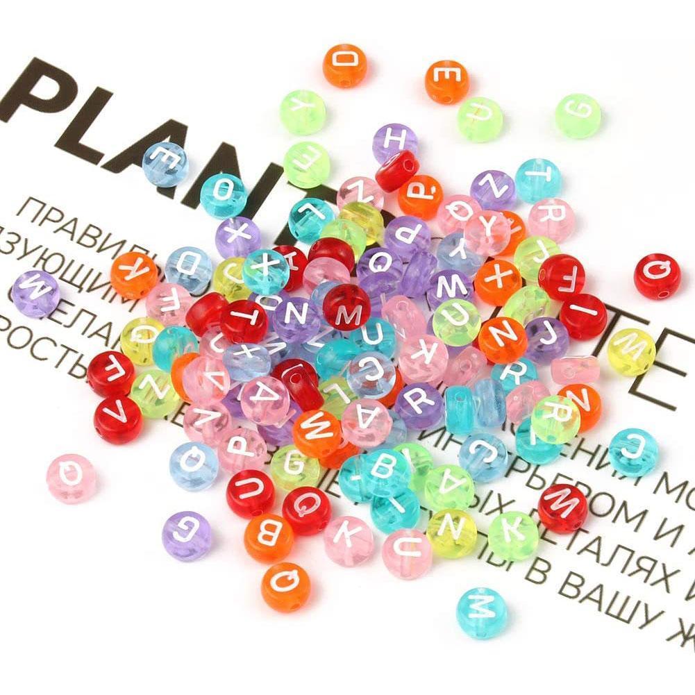 DIY Toys English Alphabet Beaded Material For Jewelry DIY Handmade Making Venue Layout Educational Wedding Toys T0I7