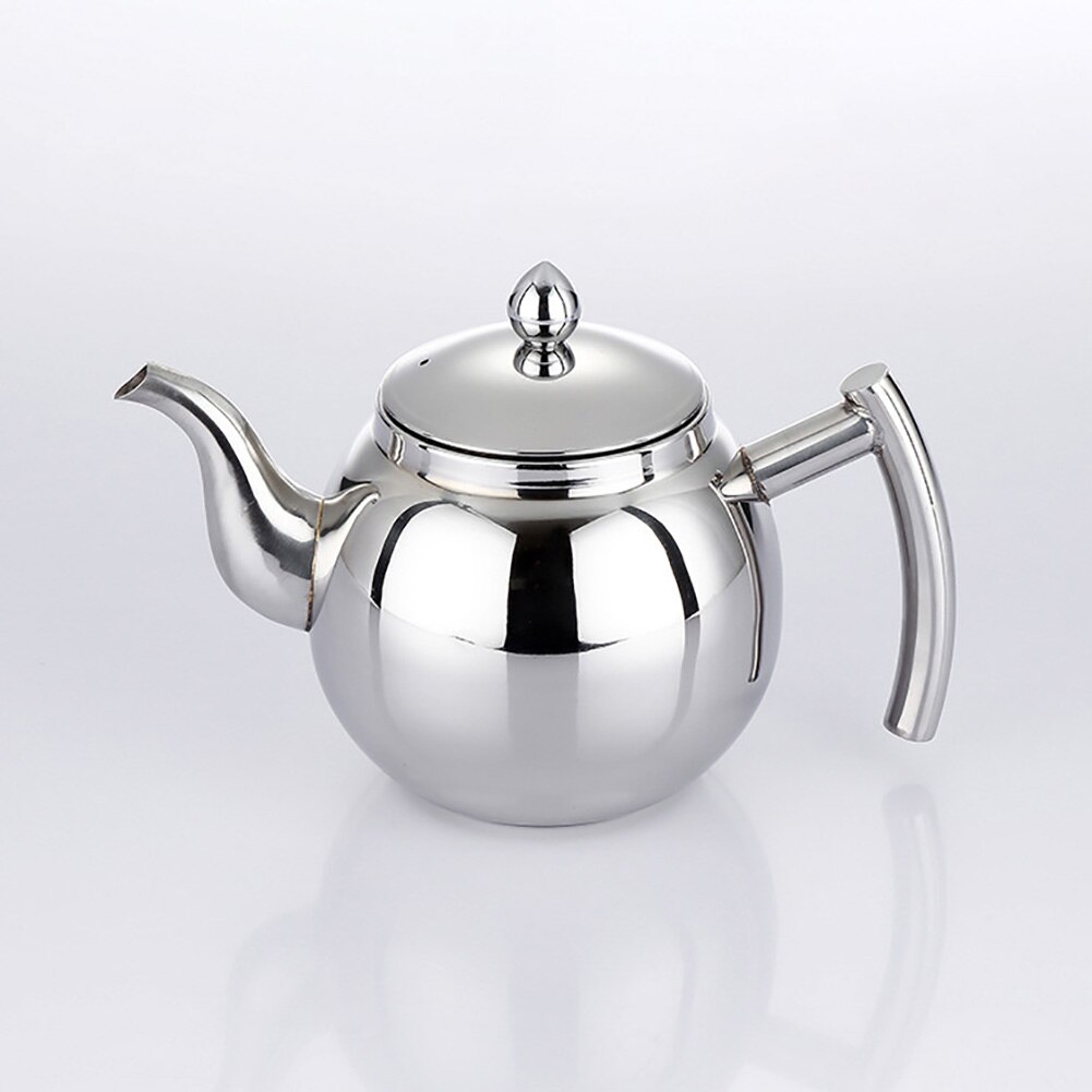 0.8/1L Stainless Steel Loose Tea Pot Strainer Filter Infuser Kettle Coffee Jug: Default Title
