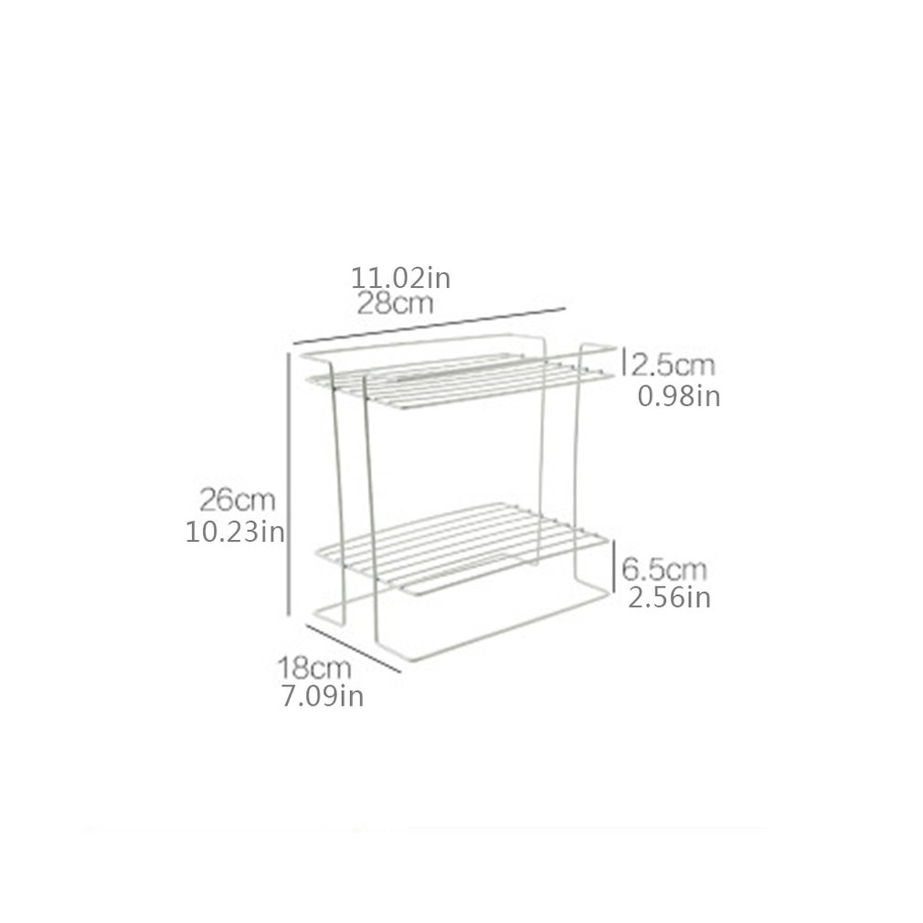 Kitchen Double-sided Countertop Wrought Iron Spice... – Grandado