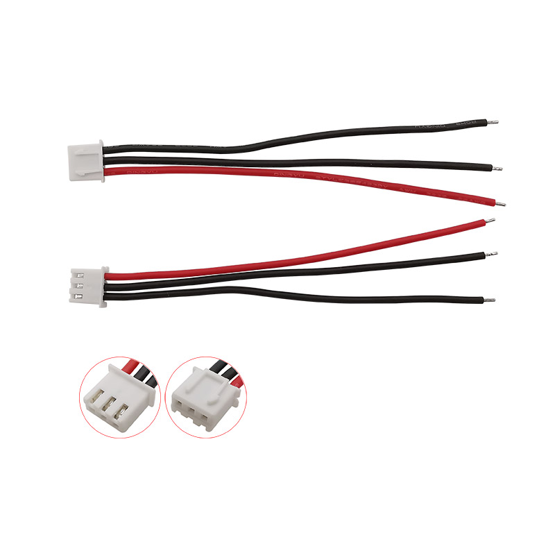 10 Stuks Jst Xh 2.54Mm Pitch 2/3 Pin Pluggen 1/2S Balancer Kabel Rc Lipo Batterij Balans Oplader Stekker Connector Siliconen Draad 22awg