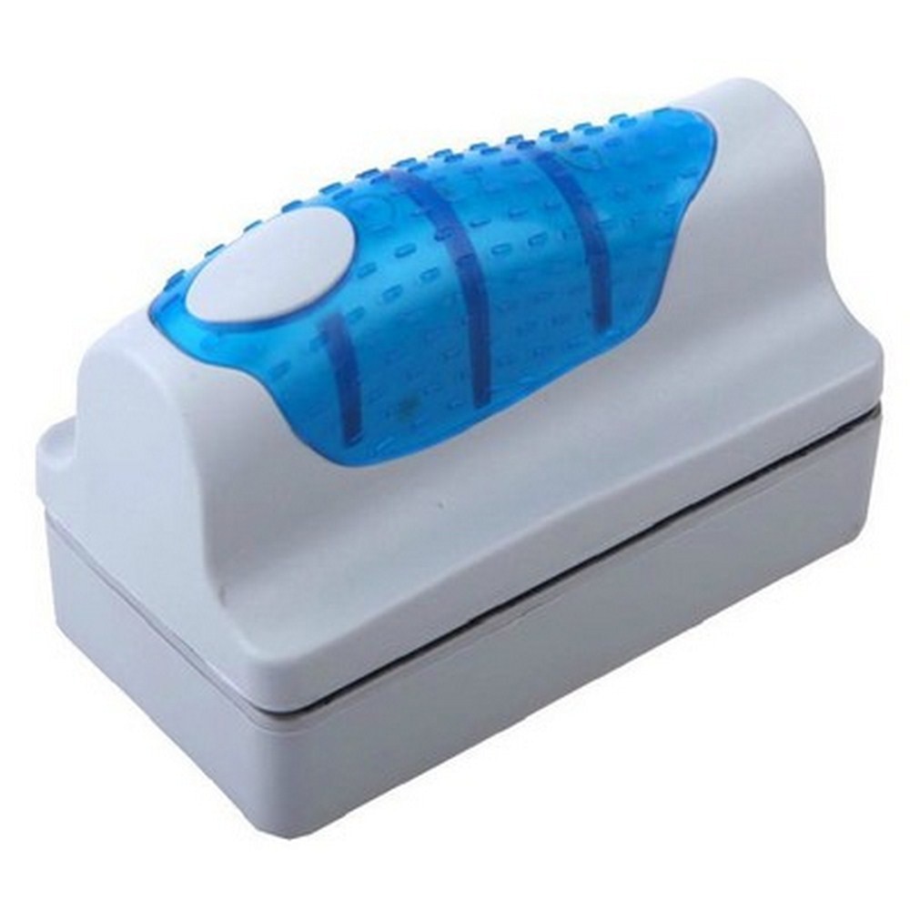 Magnetic Aquarium Fish Tank Cleaner Glass Algae Scraper Fish Tank Surface Cleaning Tools Magnetic Floating Brush Accessories