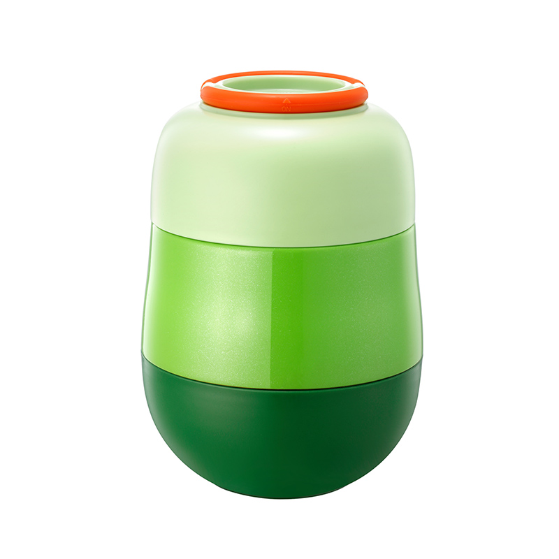 NEWYEARNEW Draagbare Thermo voor Voedsel Jar Rvs Lunchbox Soep Thermische Voedsel Container Warmer Thermos Verwarmd Lunchbox: Groen