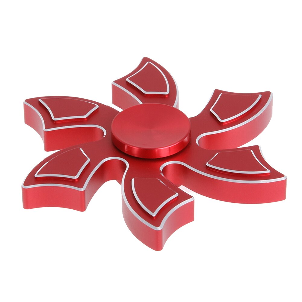 Six-Leaf Cyclone Spinning Top Adult Children's Decompression Toys Anti-rust Alloy Fingertip Spinning Top Children's Toys