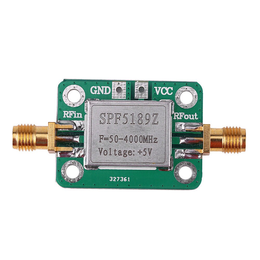 SPF5189 Signal Receiver LNA Radio Frequency Low Noise Amplifier Module Broadband RF Transmitter Wide Use 50-4000MHz