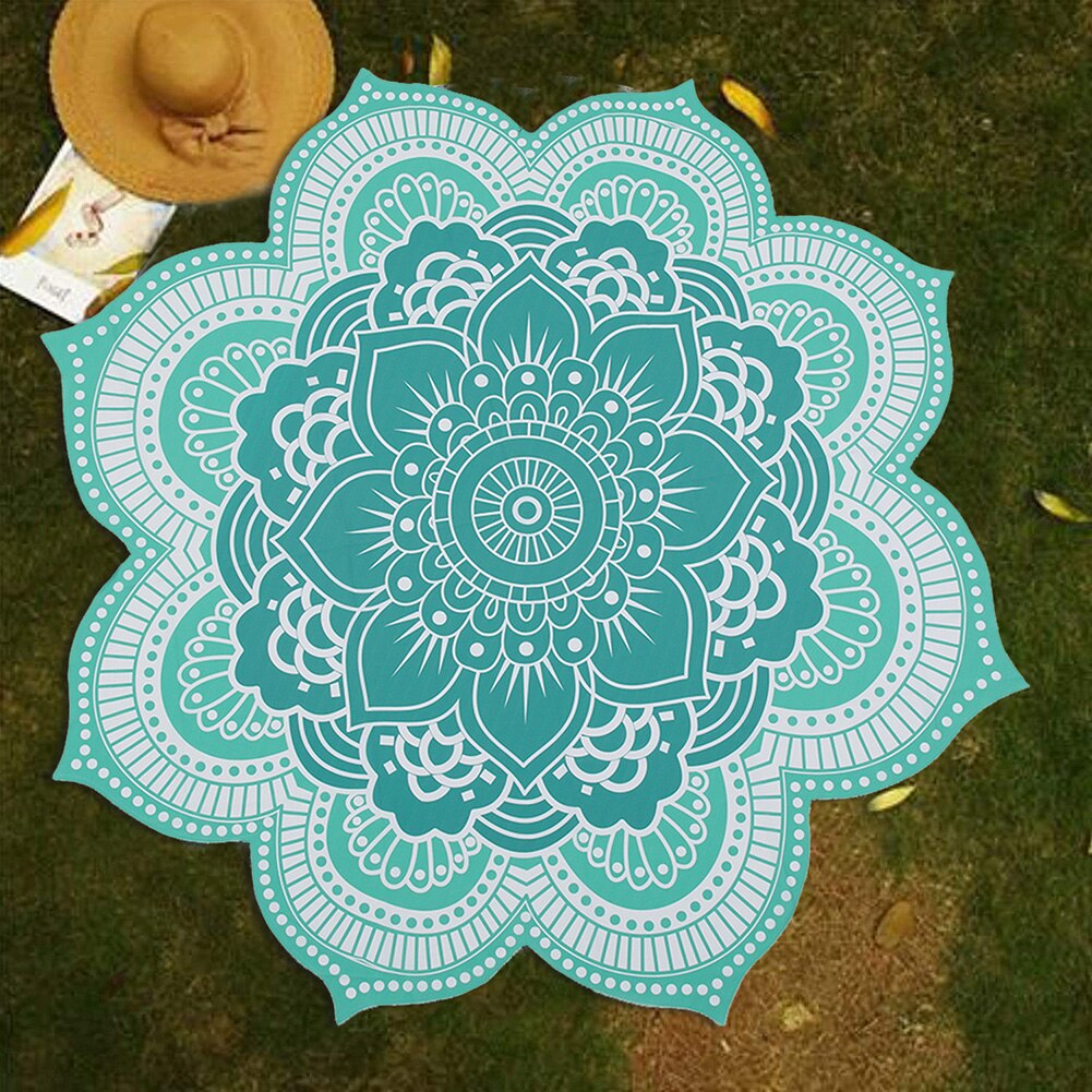 Mandala Ronde Tapestry Zomer Strand Picknick Gooien Tapijt Deken Bohemen Matten Handdoeken Badhanddoeken